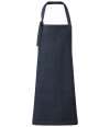 PR122 Premier Regenerate Bib Apron INDIGO DENIM colour image